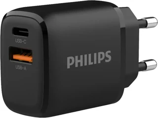 Сетевое зарядное устройство Philips DLP4327CB/70, черный