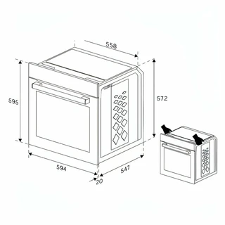 Электрический духовой шкаф Hotpoint FE8 1352 DSC IX 