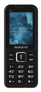 Сотовый телефон Maxvi K21, черный 