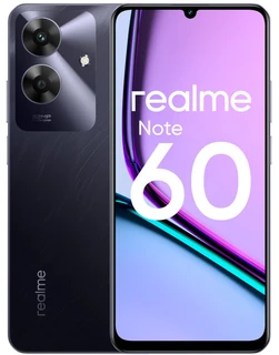 Смартфон 6.74" Realme Note 60 4/128GB Black 