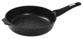 Сковорода Мечта Гранит Blaсk Induction Pro, 26 см, со съемной ручкой 
