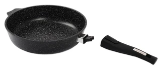Сковорода Мечта Гранит Blaсk Induction Pro, 26 см, со съемной ручкой 
