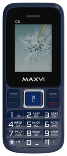 Сотовый телефон Maxvi C3i, синий 