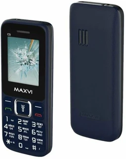 Сотовый телефон Maxvi C3i, синий 