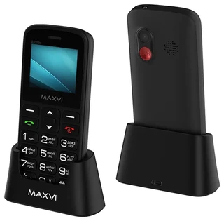 Сотовый телефон Maxvi B100ds, черный 
