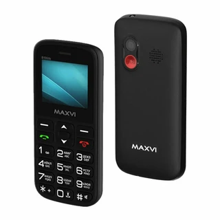 Сотовый телефон Maxvi B100ds, черный 