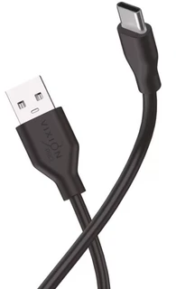 Кабель Vixion Pro VX-02c USB2.0 Am - USB Type-C 1 м, черный 