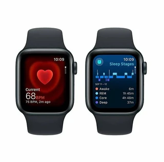 Смарт-часы Apple Watch SE 2024, Midnight/Midnight Band 