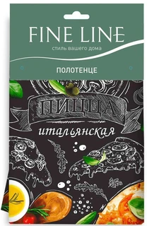 Полотенце кухонное Fine Line Пицца 45х60 см, вафельное полотно 