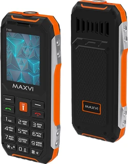 Сотовый телефон Maxvi T100, оранжевый 
