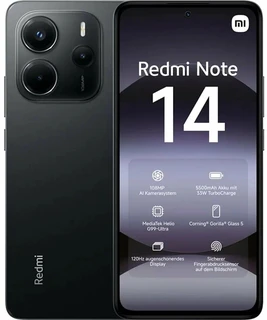 Смартфон 6.67" Xiaomi Redmi Note 14 6/128GB Midnight Black