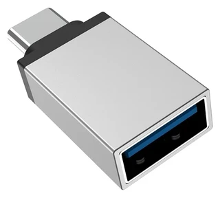 Адаптер Borofone BV3 USB3.0 TO Type-C, серебристый 