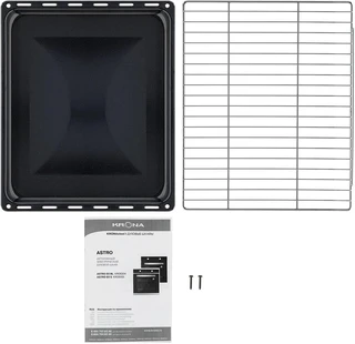 Электрический духовой шкаф KRONA ASTRO 60 S, черный 