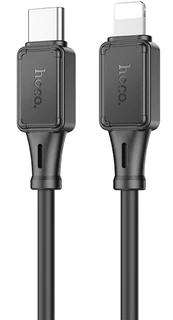 Кабель Hoco X101 USB-C - Lightning (8-pin), 1 м, чёрный 
