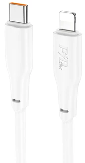Кабель Hoco X93 TPE USB-C - Lightning 2 м, белый 