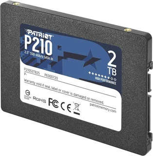 SSD накопитель Patriot P210 P210S2TB25 2Tb, 2.5", SATA 