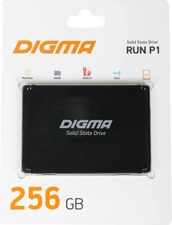 SSD накопитель Digma Run P1 DGSR2256GP13T 256Gb, 2.5", SATA 