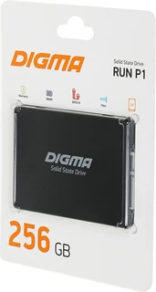 SSD накопитель DIGMA Run P1 256 ГБ, 2.5" SATA (DGSR2256GP13T) 