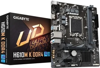 Материнская плата Gigabyte H610M K DDR4, LGA 1700, Intel H610, mATX, Ret 