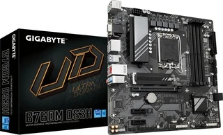 Материнская плата Gigabyte B760M DS3H, LGA 1700, Intel B760, mATX, Ret 