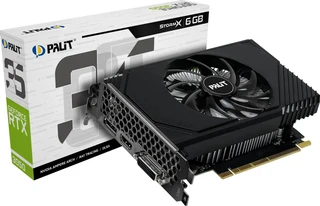 Видеокарта Palit GeForce RTX 3050 StormX 6GB (ne63050018je-1070f/1072f) 