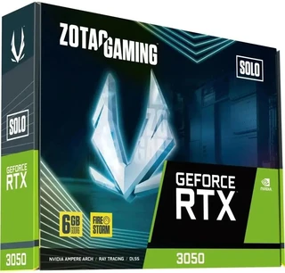 Видеокарта ZOTAC GeForce RTX 3050 SOLO 6GB (ZT-A30510G-10L) 