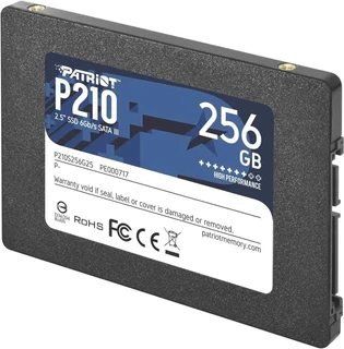 SSD накопитель Patriot P210 P210S256G25 256Gb, 2.5", SATA 