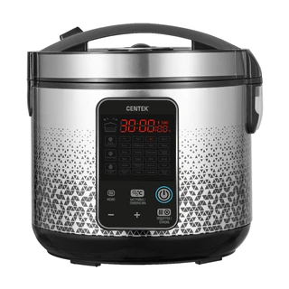 Мультиварка CENTEK CT-1499, серебристый/черный 