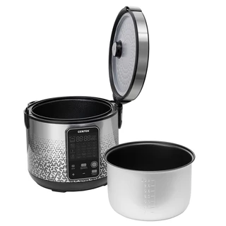 Мультиварка CENTEK CT-1499, серебристый/черный 