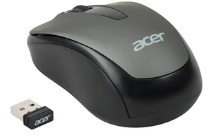 Мышь беспроводная Acer OMR134, серый/черный 
