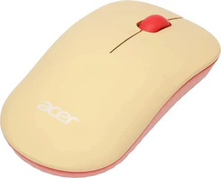 Мышь беспроводная Acer OMR205, розовый/бежевый 