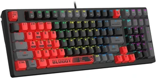 Клавиатура проводная A4Tech Bloody S98 Sports Red, красный/черный 