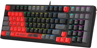 Клавиатура проводная A4Tech Bloody S98 Sports Red, красный/черный 