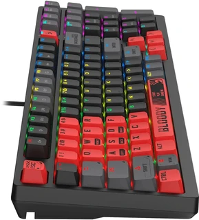 Клавиатура проводная A4Tech Bloody S98 Sports Red, красный/черный 