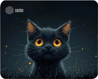 Коврик для мыши Cactus Black Cat 