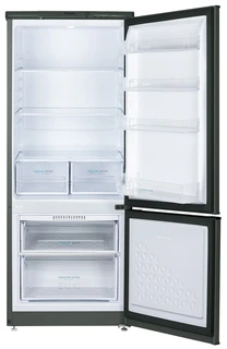 Холодильник Бирюса W551, матовый графит 