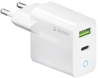 Сетевое зарядное устройство Deppa 11426, белый 