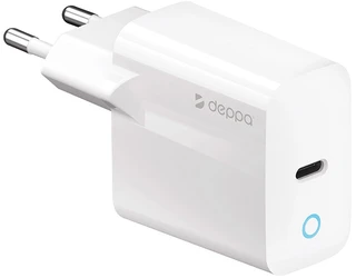 Сетевое зарядное устройство Deppa 11428, белый 