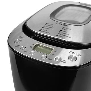 Хлебопечь CENTEK CT-1418, черный/серебристый 