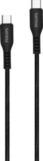 Кабель Philips USB-С - Type-C, 1.2 м, черный 