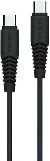Кабель Philips DLC5531 USB-С - Type-C, 1.2 м, черный 