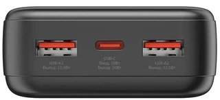 Внешний аккумулятор (Power Bank) Deppa NRG Turbo V4 20000mAh 