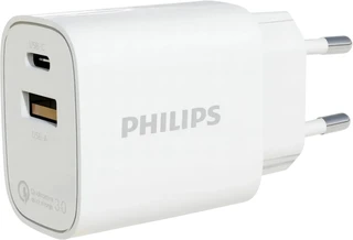 Сетевое зарядное устройство Philips DLP4317, белый 