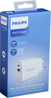Сетевое зарядное устройство Philips DLP4317, белый 