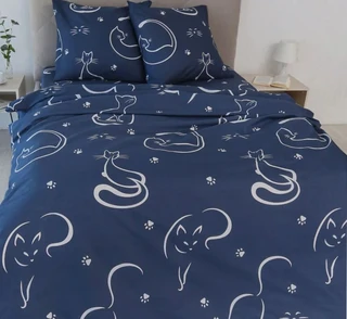 Комплект постельного белья Home Textile В ассортименте 1.5 спальный, бязь, наволочки 50х70 см 
