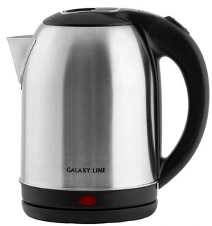 Чайник Galaxy LINE GL 0329, серебристый/черный 