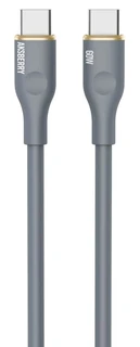 Кабель Aksberry X162 Liquid silicone USB Type-C -Type-C, 1 м 