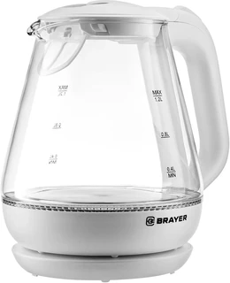 Чайник BRAYER BR1063WH, белый 