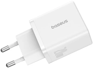 Сетевое зарядное устройство Baseus Cube USB-C+A, белый 