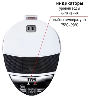 Термопот JVC JK-TP1005, белый/черный 